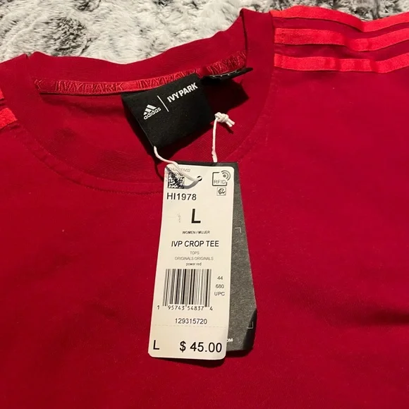 adidas IVY PARK Collection- GRAPHIC CROP TEE - Picture 7 of 10